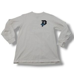 Primitive Skateboarding Shirt Size Small Long Sleeve T-Shirt Butterflies Graphic